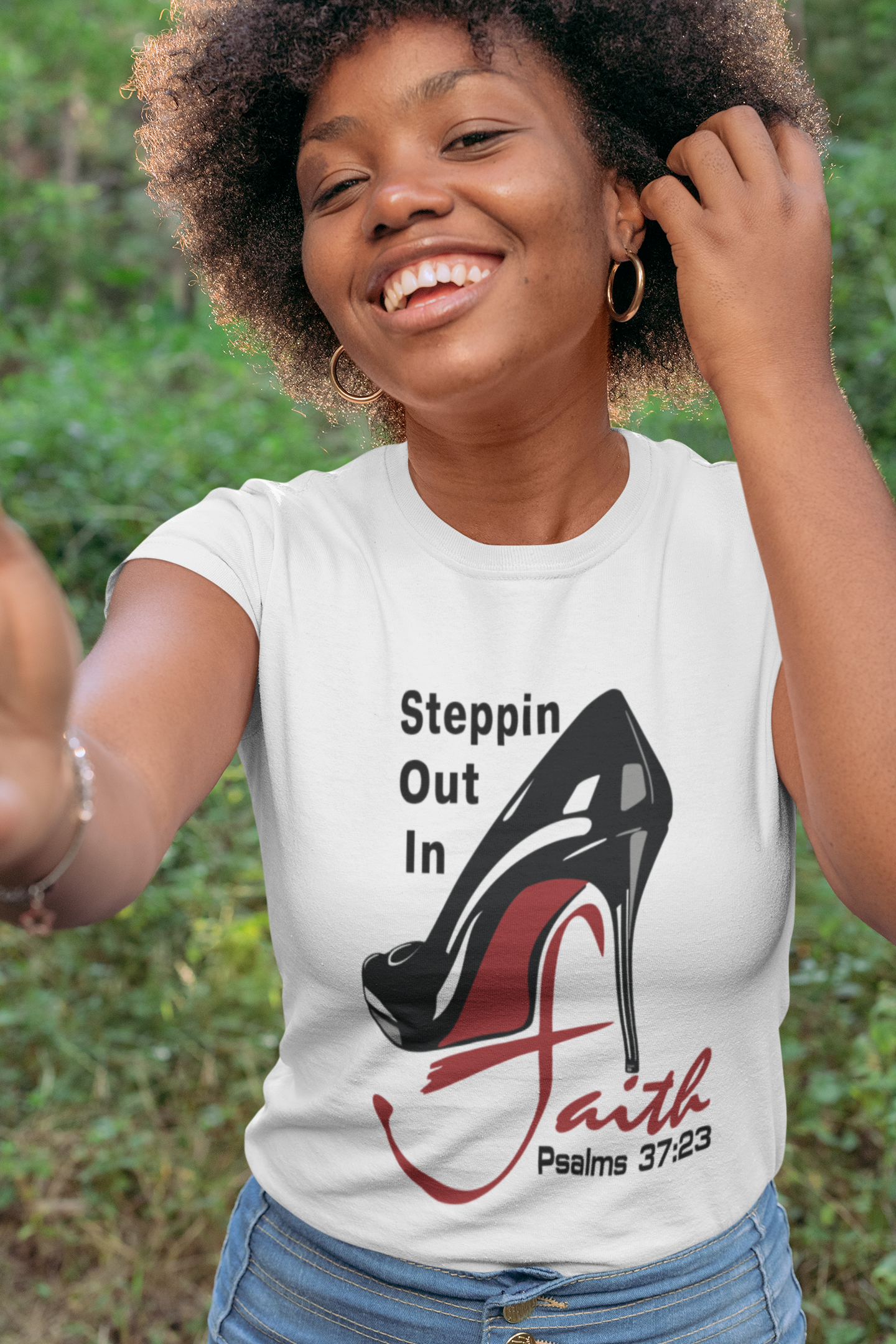 Stepping Out In Faith Short Sleeve Unisex T-Shirt