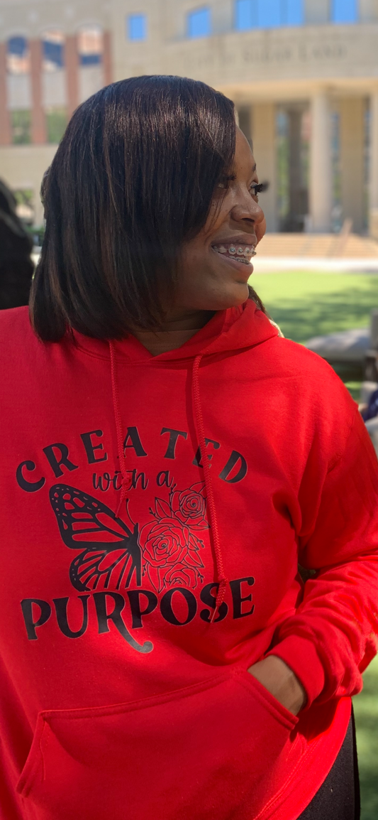 CREATED WITH A PURPOSE HOODIE
