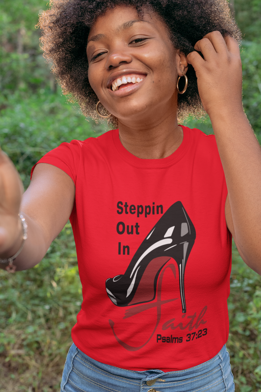 Stepping Out In Faith Short Sleeve Unisex T-Shirt