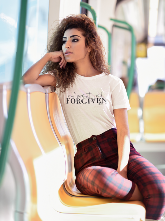Not Perfect Just Forgiven Short Sleeve Unisex T-Shirt